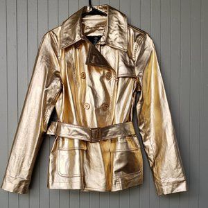 Gold Metallic Ralph Lauren Jeans Co. Jacket
